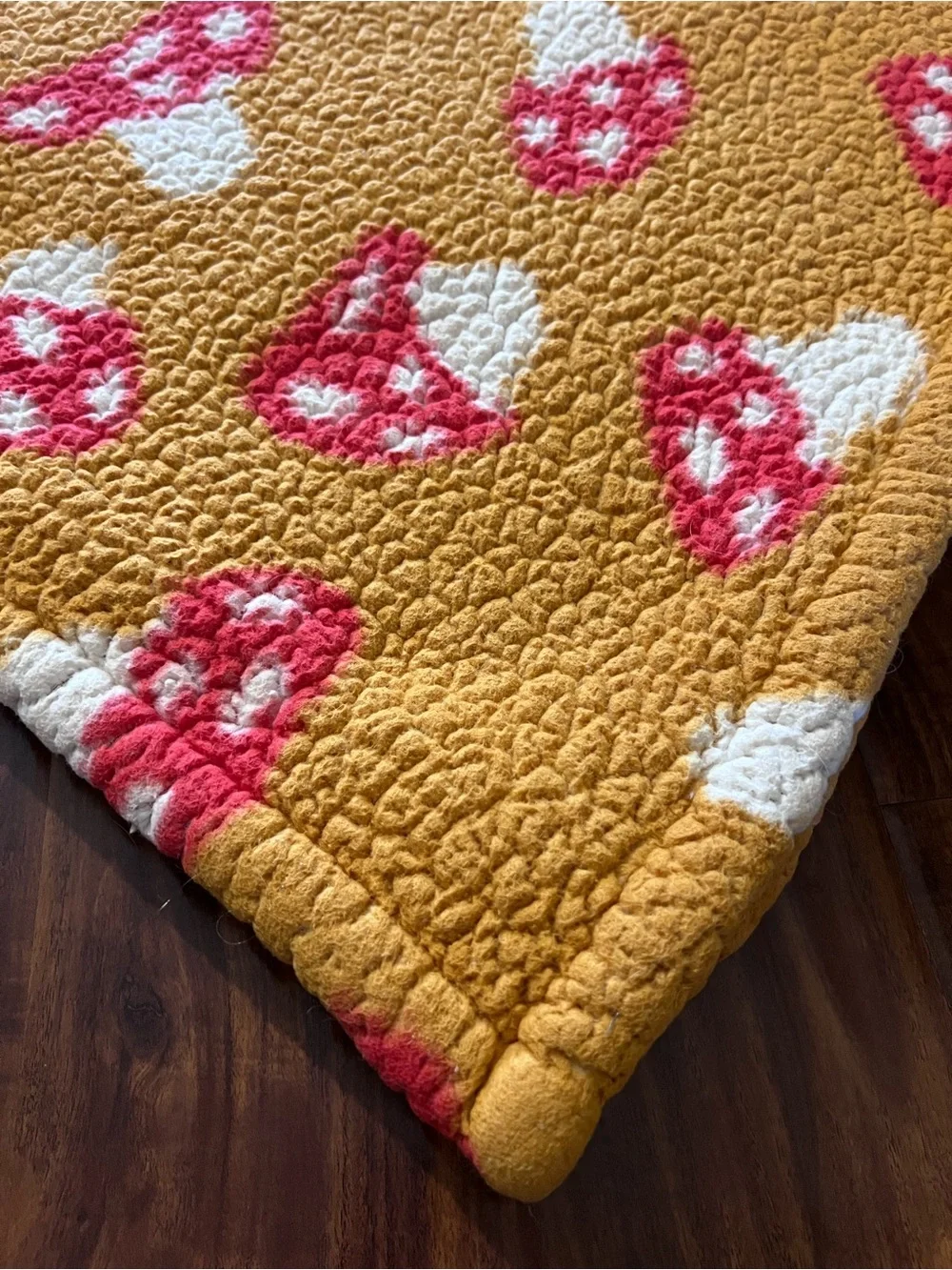 Urban Outfitters Mushroom Amped Sherpa Fleece Throw Blanket 50”x60”